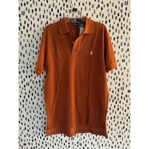 NWT burnt orange polo shirt size small